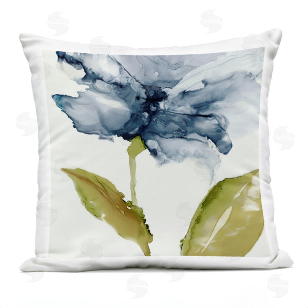 Stupell Industries Jacob Q | Fluid Flower Abstraction Printed Throw Pillow