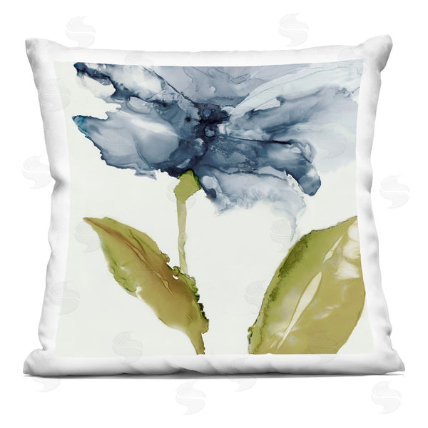 stupell industries Jacob Q | Fluid Flower Abstraction Printed Throw Pillow