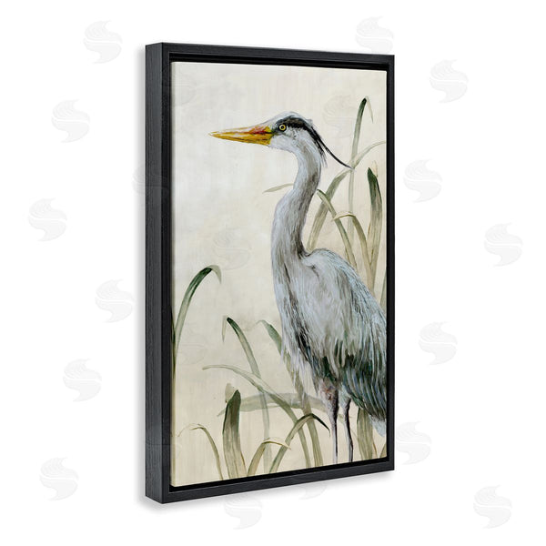 Stupell Industries Jacob Q | Heron With Traditional Grasses