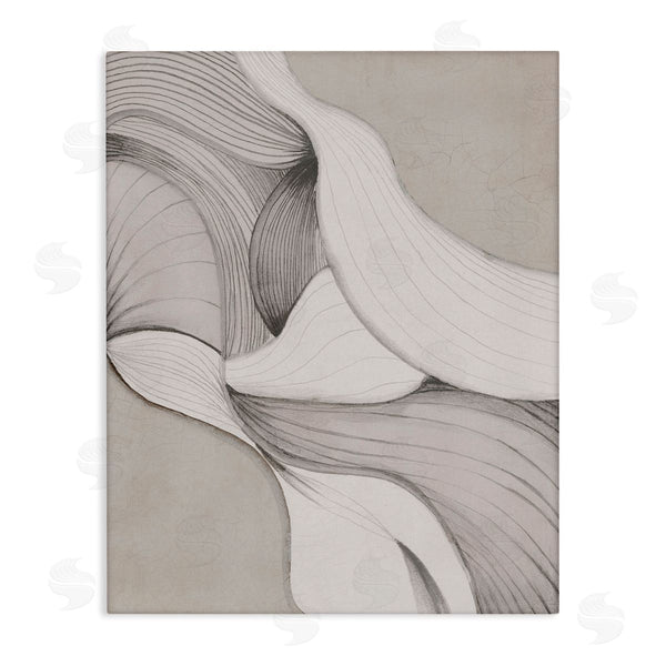 stupell industries Jacob Q | Monochromatic Curved Expression