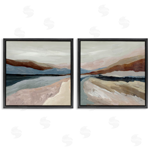Stupell Industries Jacob Q | Neutral Harmonious Landscapes