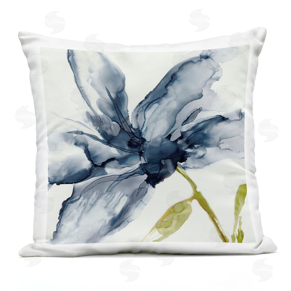 Stupell Industries Jacob Q | Petals Of Sky Flower Printed Throw Pillow