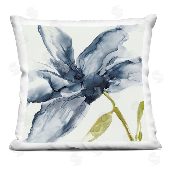 stupell industries Jacob Q | Petals Of Sky Flower Printed Throw Pillow