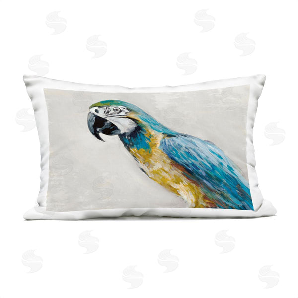 Stupell Industries Jacob Q | Polly Parrot Portrait Printed Throw Pillow