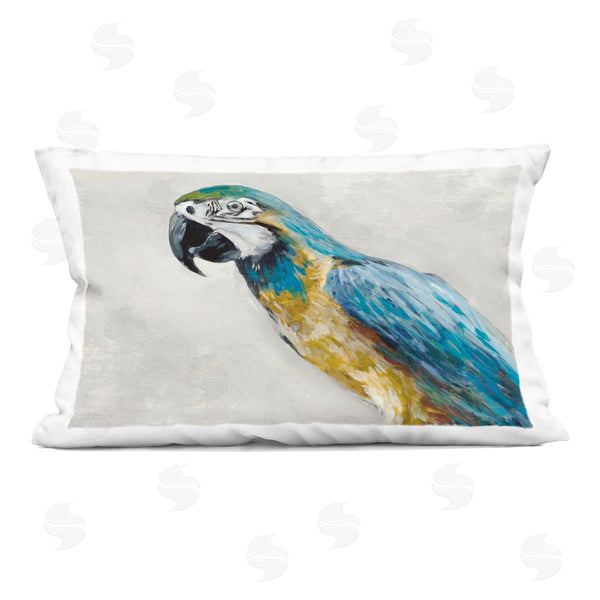 stupell industries Jacob Q | Polly Parrot Portrait Printed Throw Pillow