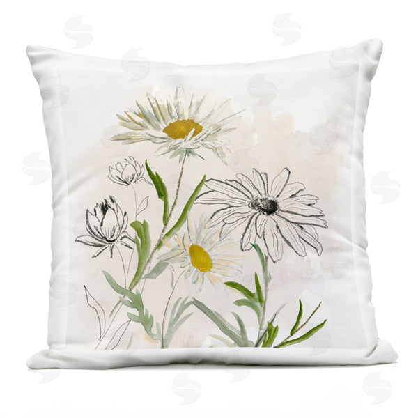 Stupell Industries Jacob Q | Pure Simplicity Flowers Printed Throw Pillow