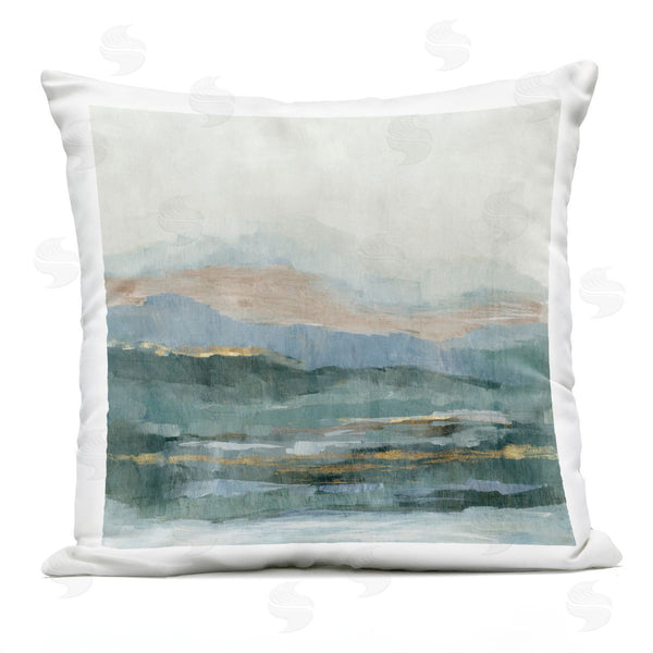 Stupell Industries Jacob Q | Seaside Summits Landscape Printed Throw Pillow