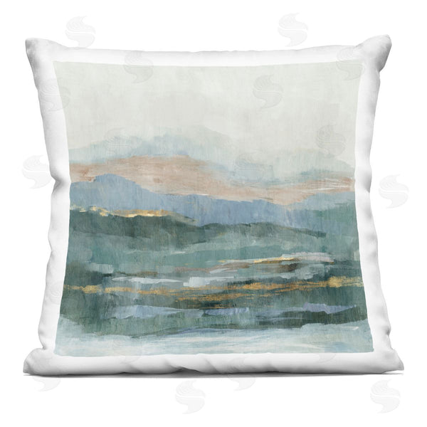 stupell industries Jacob Q | Seaside Summits Landscape Printed Throw Pillow