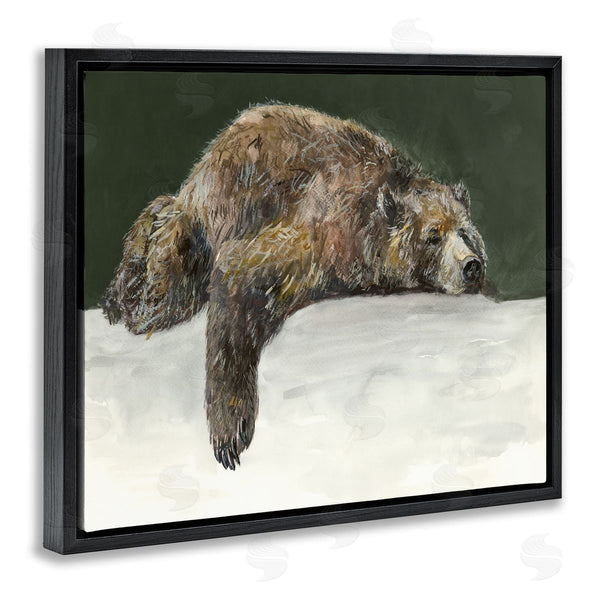 Stupell Industries Jacob Q | Sleepy Woodland Bear Wall Art