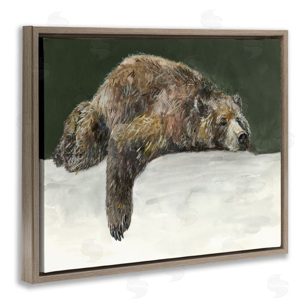 Stupell Industries Jacob Q | Sleepy Woodland Bear Wall Art