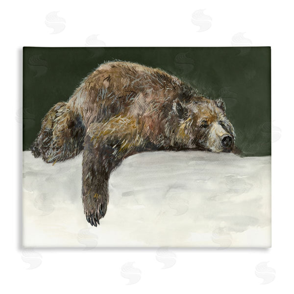 stupell industries Jacob Q | Sleepy Woodland Bear Wall Art