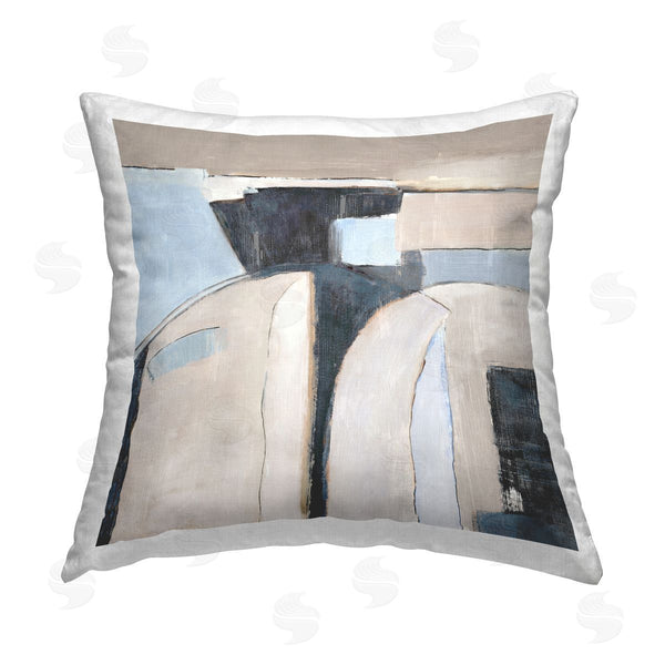 stupell industries Jacob Q | Southwestern Beige & Grey Printed Throw Pillow