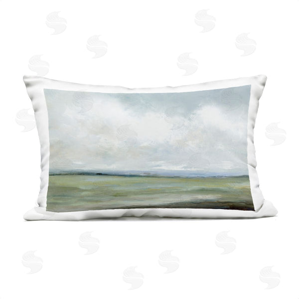 Stupell Industries Jacob Q | Vast Cloudy Countryside Abstract Printed Throw Pillow