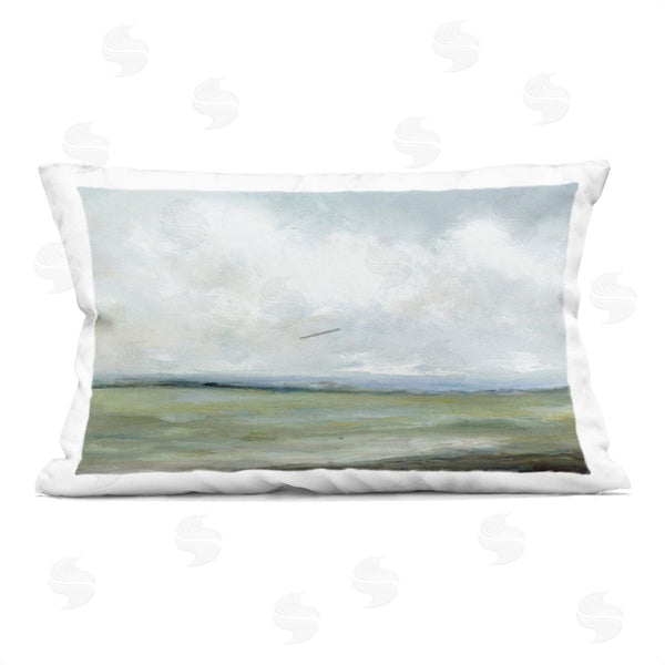 stupell industries Jacob Q | Vast Cloudy Countryside Abstract Printed Throw Pillow