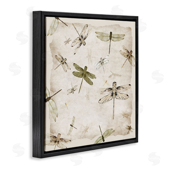 Stupell Industries Jacob Q | Vintage Grace Dragonflies