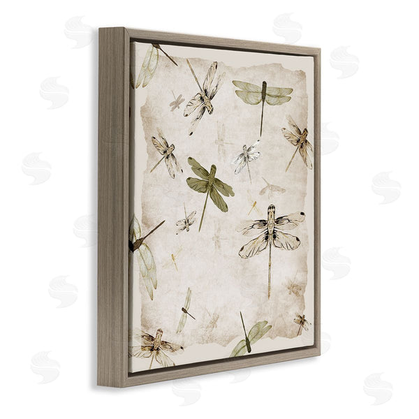 Stupell Industries Jacob Q | Vintage Grace Dragonflies