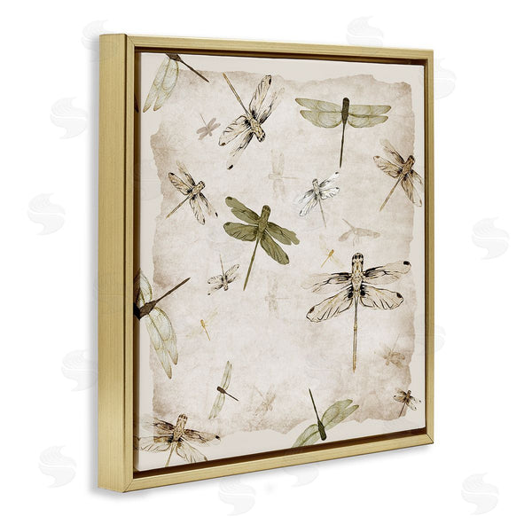 Stupell Industries Jacob Q | Vintage Grace Dragonflies
