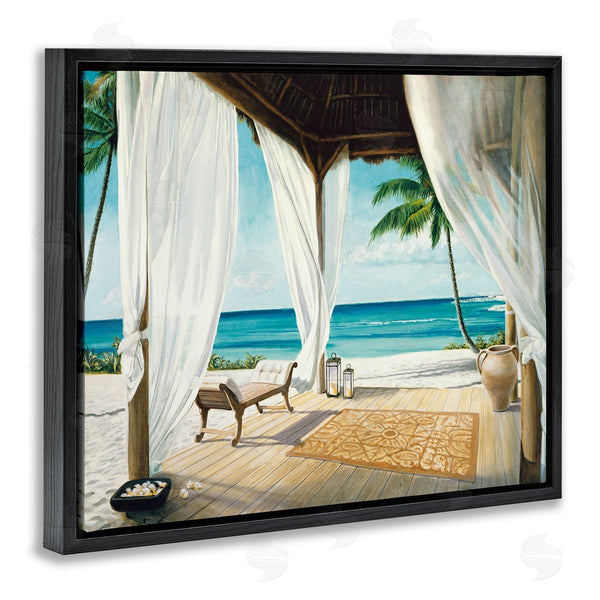 Stupell Industries Jacob Reed | Beach Resort Sea Landscape