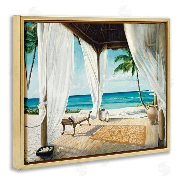 Stupell Industries Jacob Reed | Beach Resort Sea Landscape
