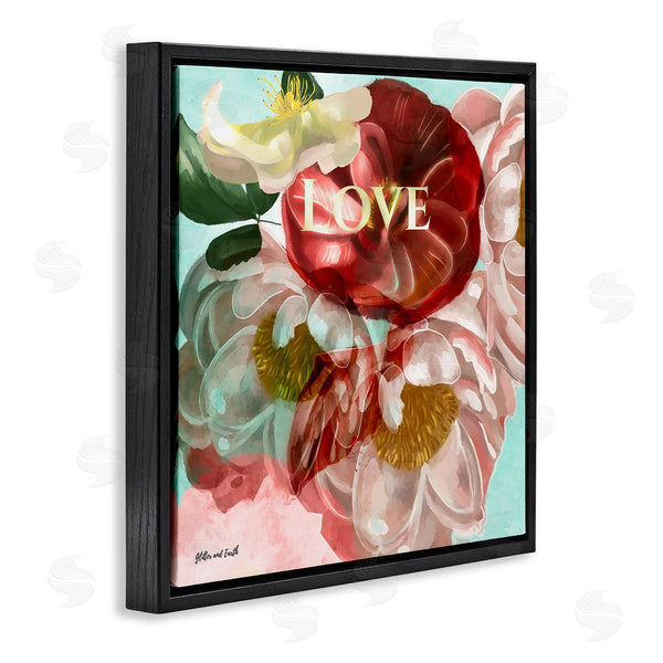 Stupell Industries Jacqueline Wild | Love Romantic Blooming Peonies Wall Art