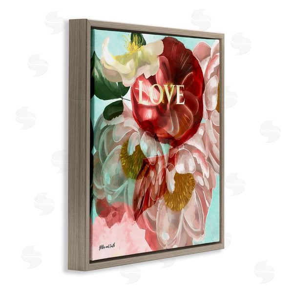 Stupell Industries Jacqueline Wild | Love Romantic Blooming Peonies Wall Art