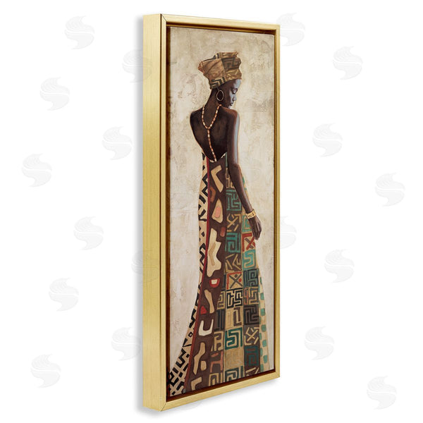 Stupell Industries Jacques Leconte | African Woman In Dress Wall Art