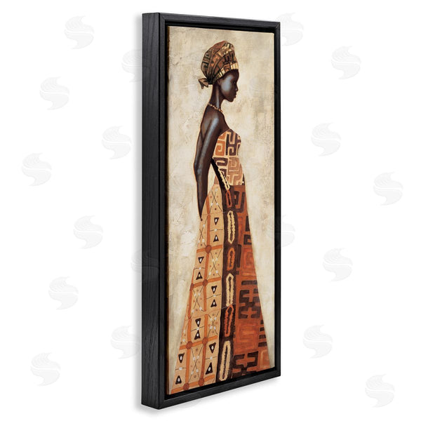 Stupell Industries Jacques Leconte | Elegant African Woman In Dress Wall Art