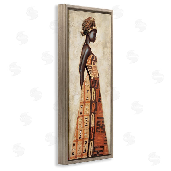 Stupell Industries Jacques Leconte | Elegant African Woman In Dress Wall Art