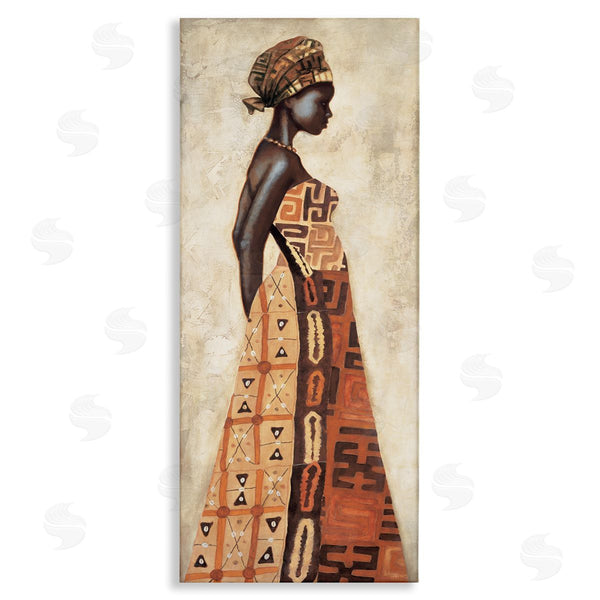 stupell industries Jacques Leconte | Elegant African Woman in Dress Wall Art