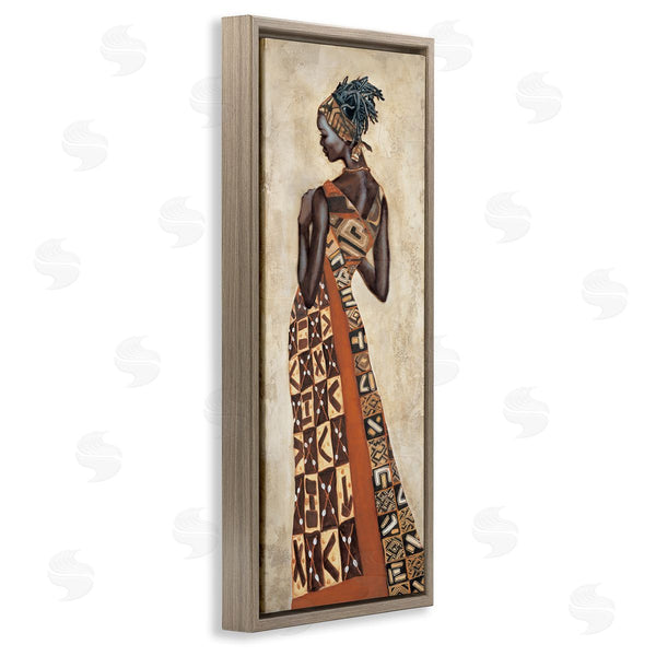 Stupell Industries Jacques Leconte | Strong African Woman In Dress Wall Art