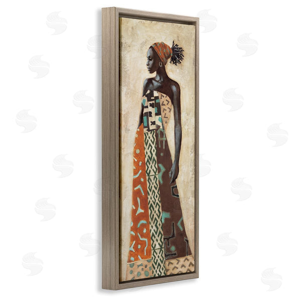Stupell Industries Jacques Leconte | Timeless African Woman In Dress Wall Art
