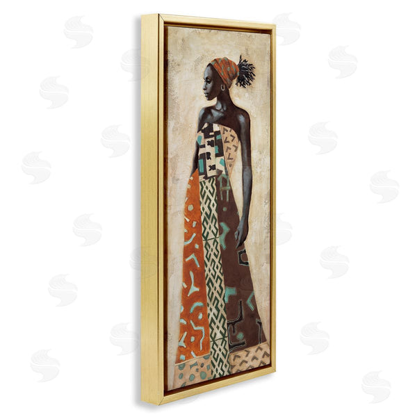 Stupell Industries Jacques Leconte | Timeless African Woman In Dress Wall Art