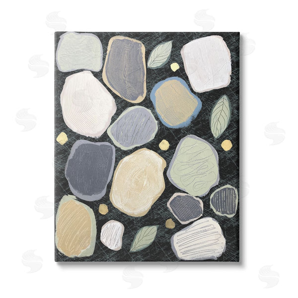 stupell industries Jade Reynolds | Abstract Pebbles & Leaves Wall Art