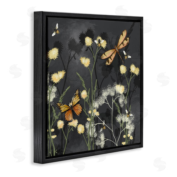 Stupell Industries Jade Reynolds | Herbs & Insects On Grey Wall Art