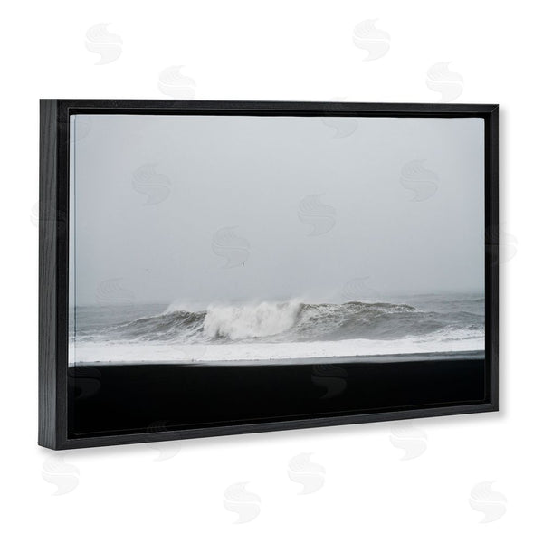 Stupell Industries Jade Sharp Photo | Black Sand Beach Waves