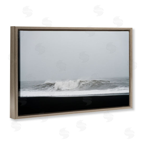 Stupell Industries Jade Sharp Photo | Black Sand Beach Waves