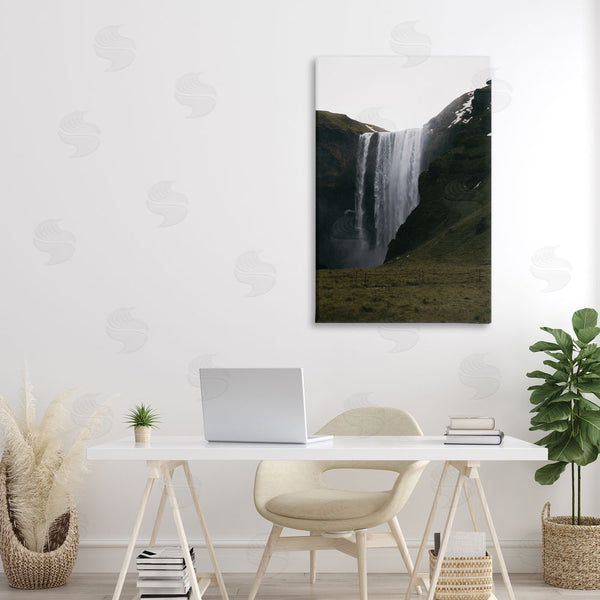 Stupell Industries Jade Sharp Photo | Crashing Icelandic Waterfall
