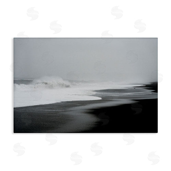 stupell industries Jade Sharp Photo | Cresting Waves Black Sand Coast