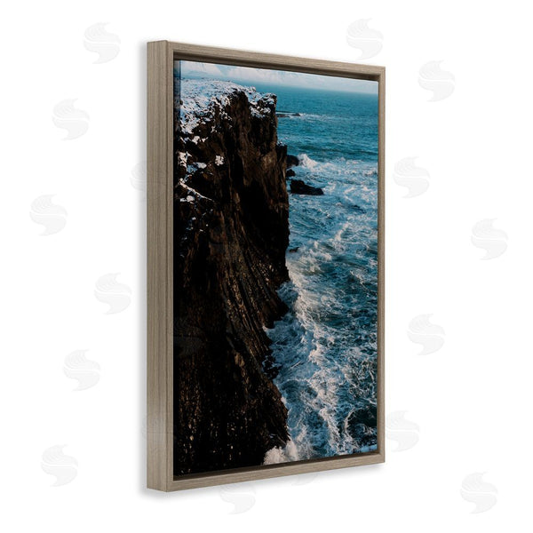 Stupell Industries Jade Sharp Photo | Iceland Peninsula Cliff