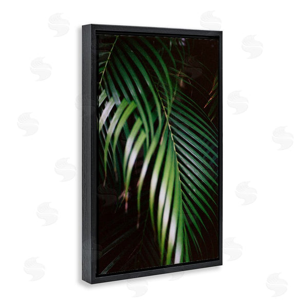 Stupell Industries Jade Sharp Photo | Palm Leaves Weaving Together