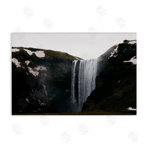 stupell industries Jade Sharp Photo | Serene Icelandic Waterfall