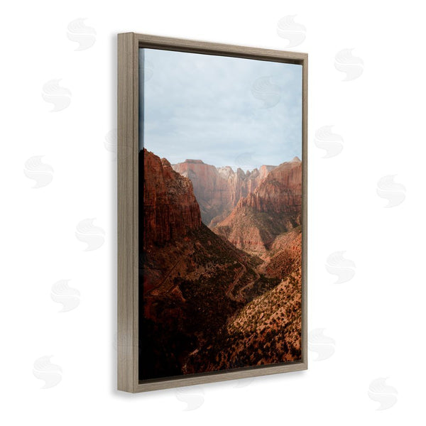 Stupell Industries Jade Sharp Photo | Vast Canyon Zion Park