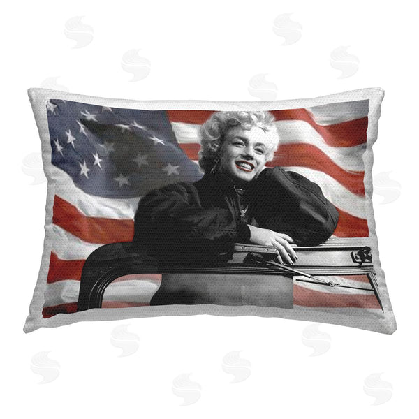 Stupell Industries Jadei Graphics | Marilyn & Waving Flag