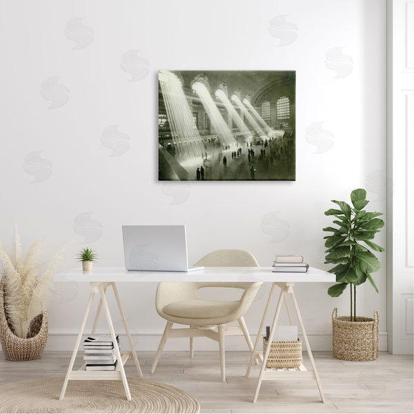 Stupell Industries Jadei Graphics | Vintage Black & White Photograph Arched Windows Sunlight Wall Art