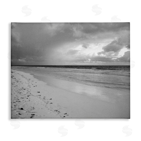 stupell industries Jairo Rodriguez | Beach Shore with Footprints Wall Art