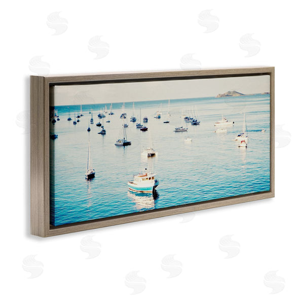 Stupell Industries Jairo Rodriguez | Boat Fleet Marina Wall Art