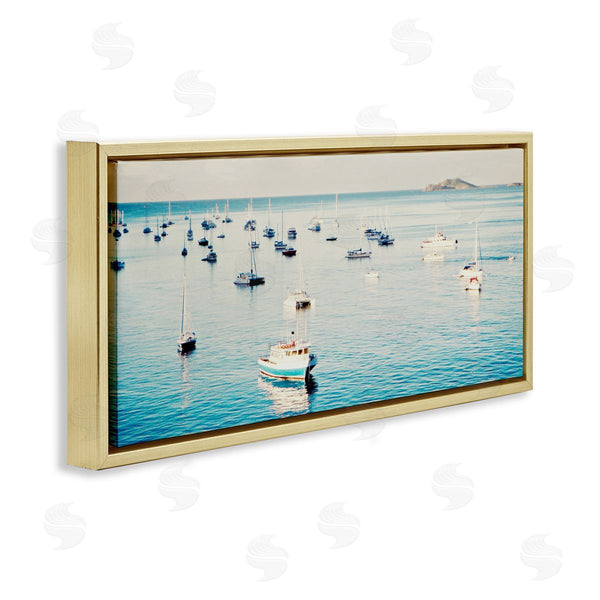 Stupell Industries Jairo Rodriguez | Boat Fleet Marina Wall Art