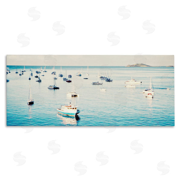 stupell industries Jairo Rodriguez | Boat Fleet Marina Wall Art