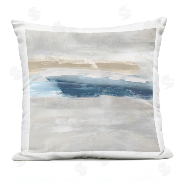 Stupell Industries Jake Messina | Blue Accent Abstract Composition Printed Throw Pillow
