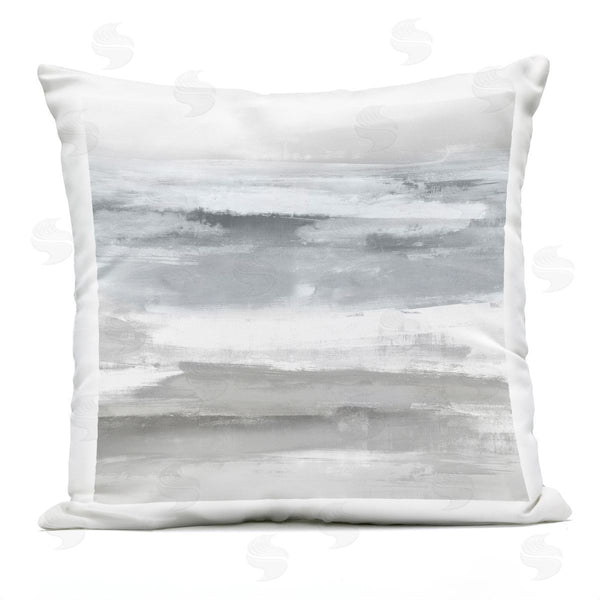 Stupell Industries Jake Messina | Contemporary Soft Grey Abstract Printed Throw Pillow